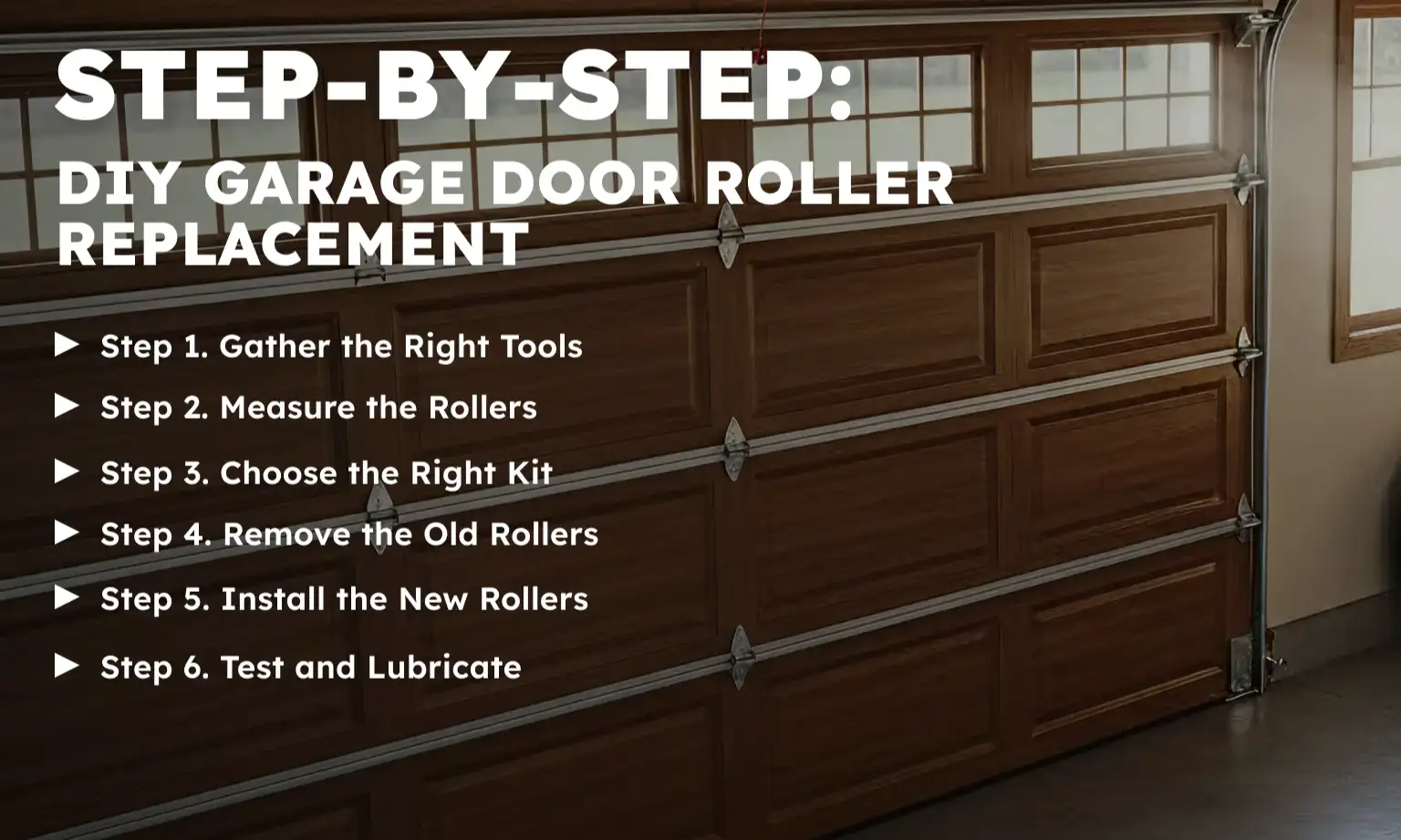 Step-by-Step: DIY Garage Door Roller Replacement