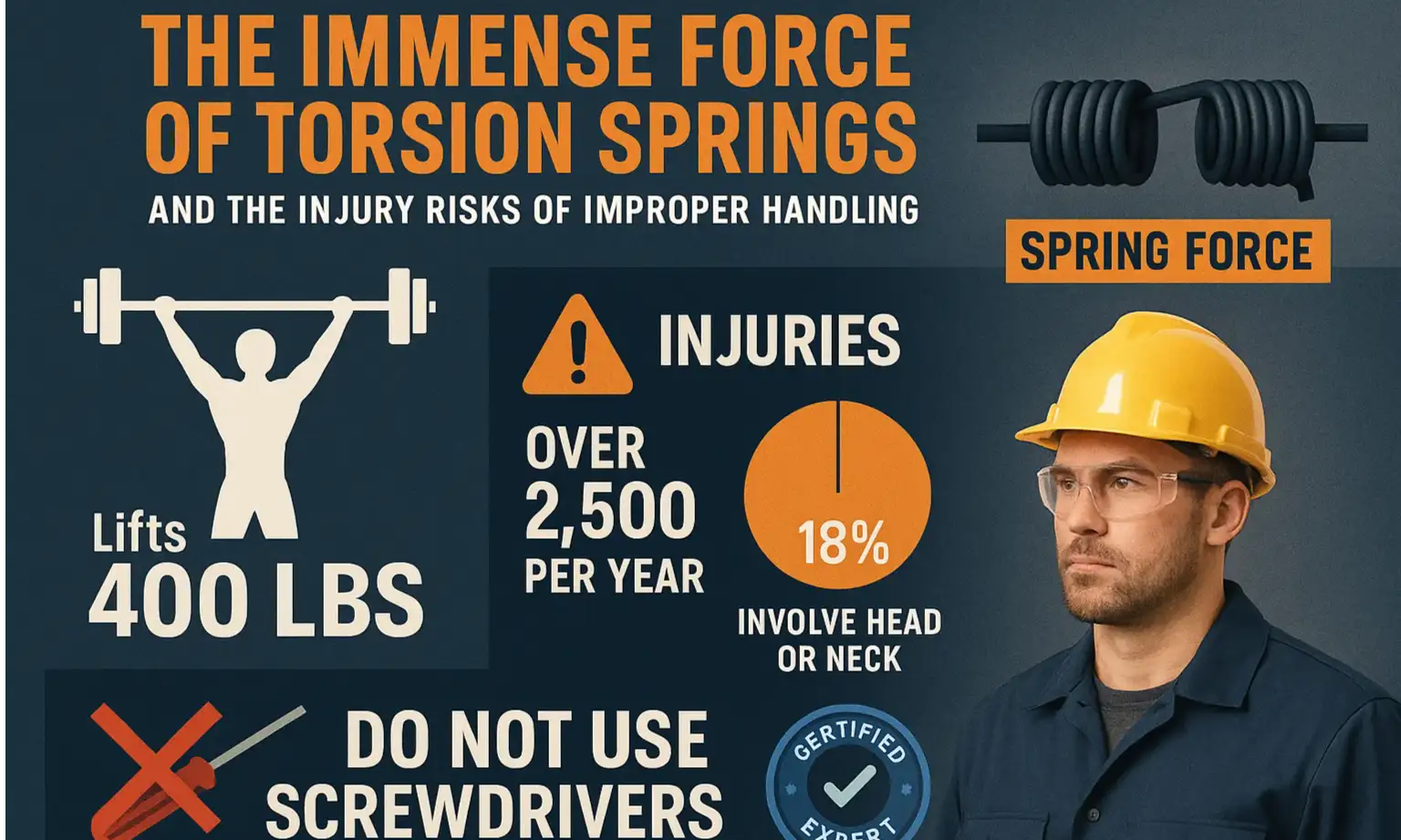 Safety-first guide to assess garage door springs and choose DIY maintenance or professional repair.