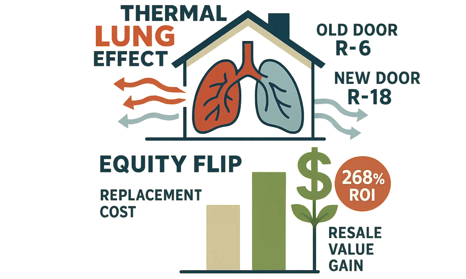 Thermal lung effect