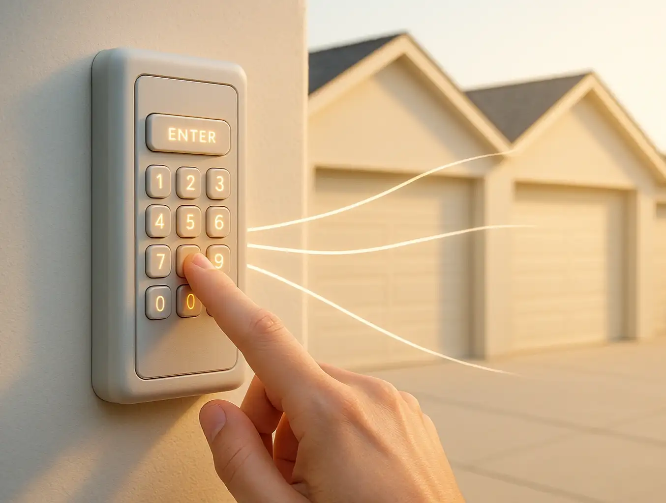 Setting Up a Single Garage Door Keypad for Multiple Garage Doors