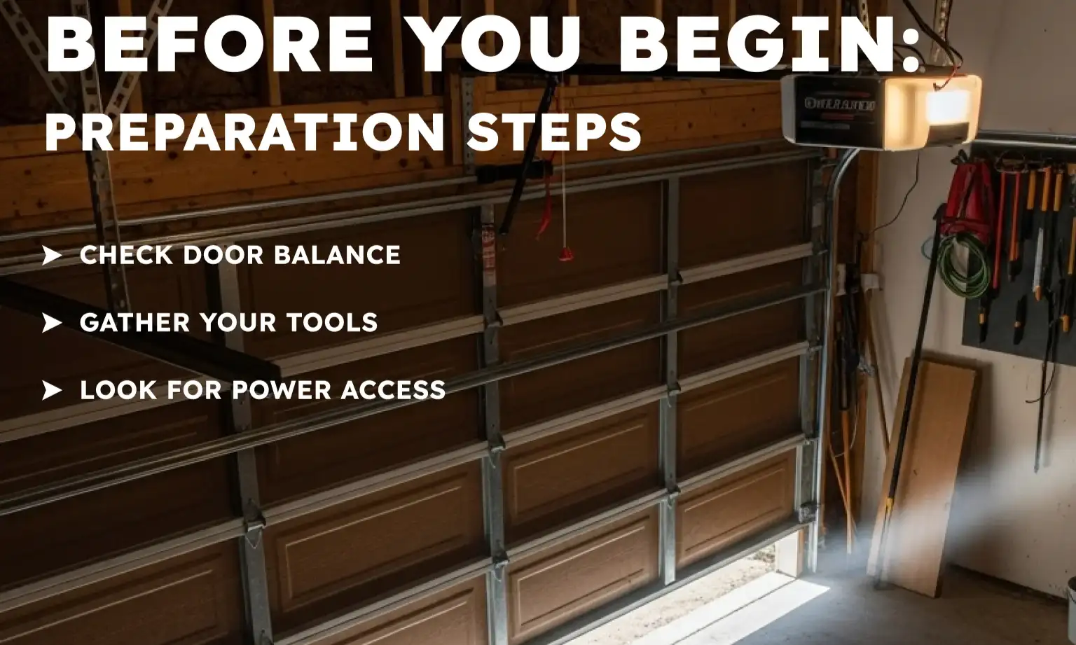 Before You Begin: Preparation Steps
