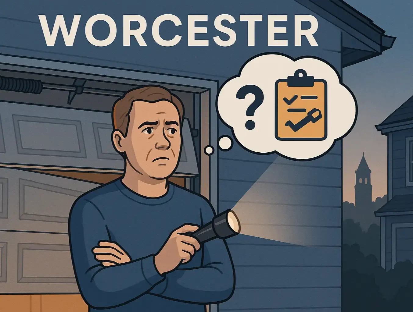 garage door troubleshooting worcester photo