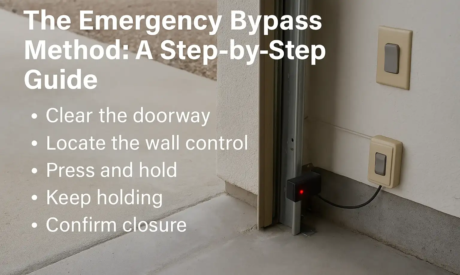 The Emergency Bypass Method