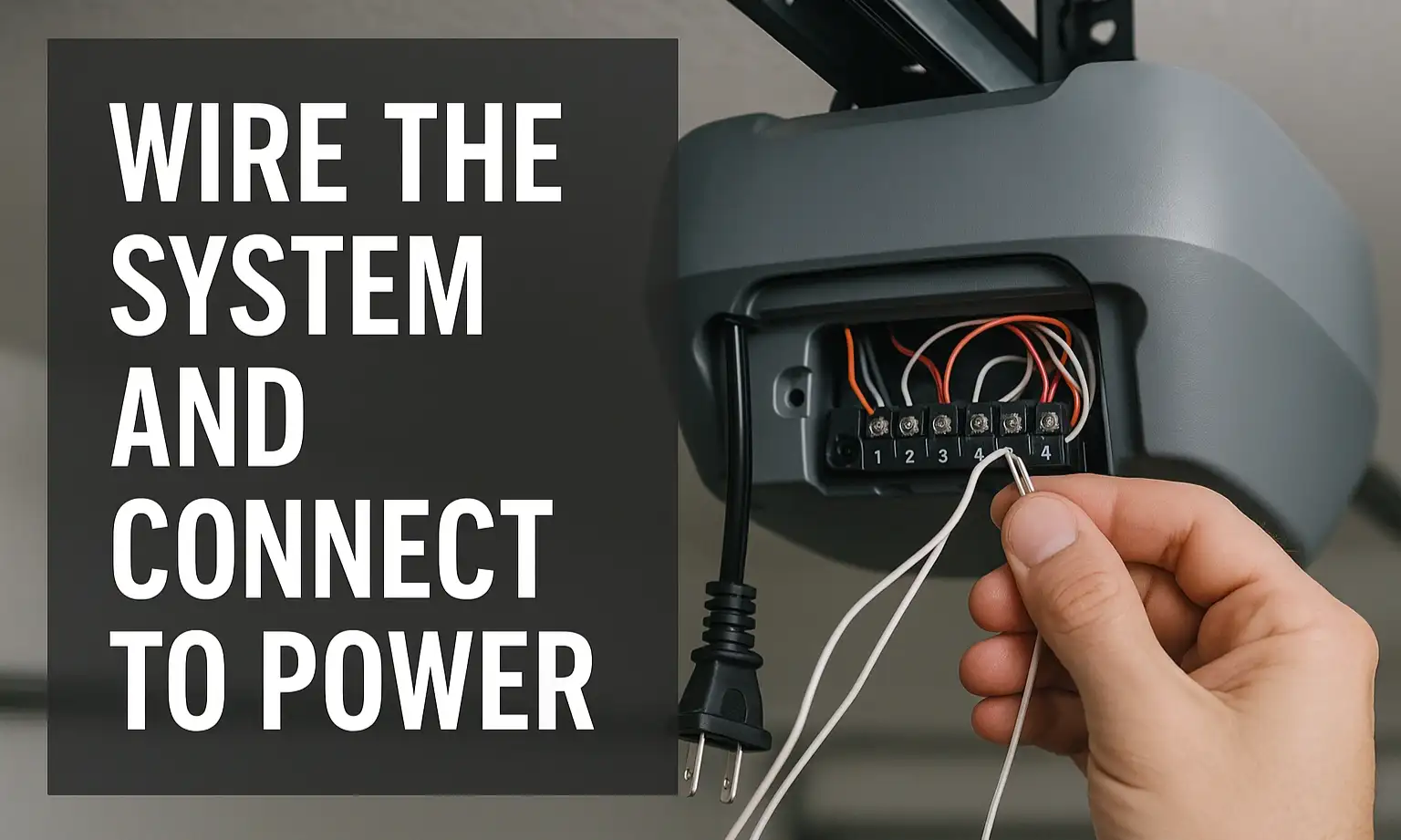 Wire the System and Connect to Power