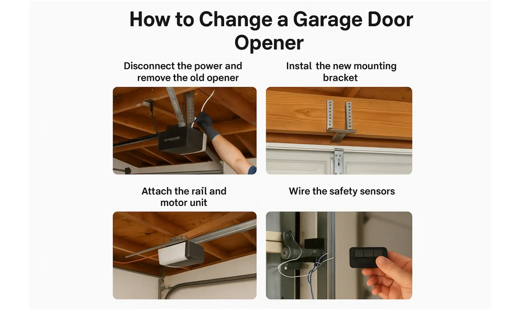 How to Change a Garage Door Opener