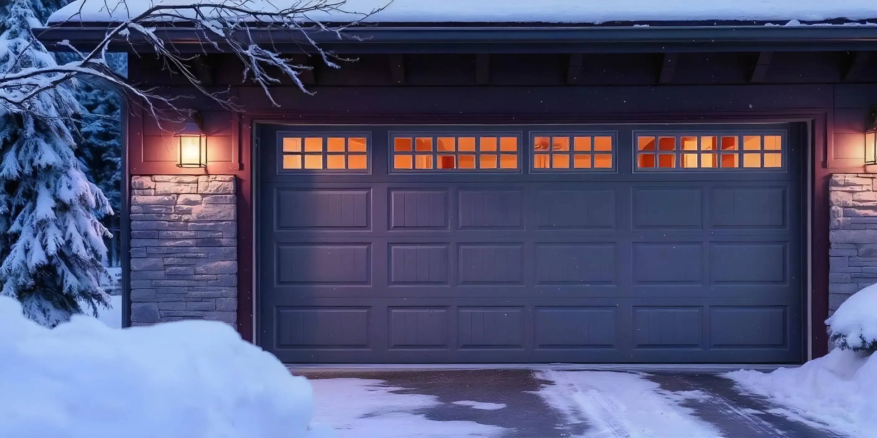 winter garage door maintenance tips photo