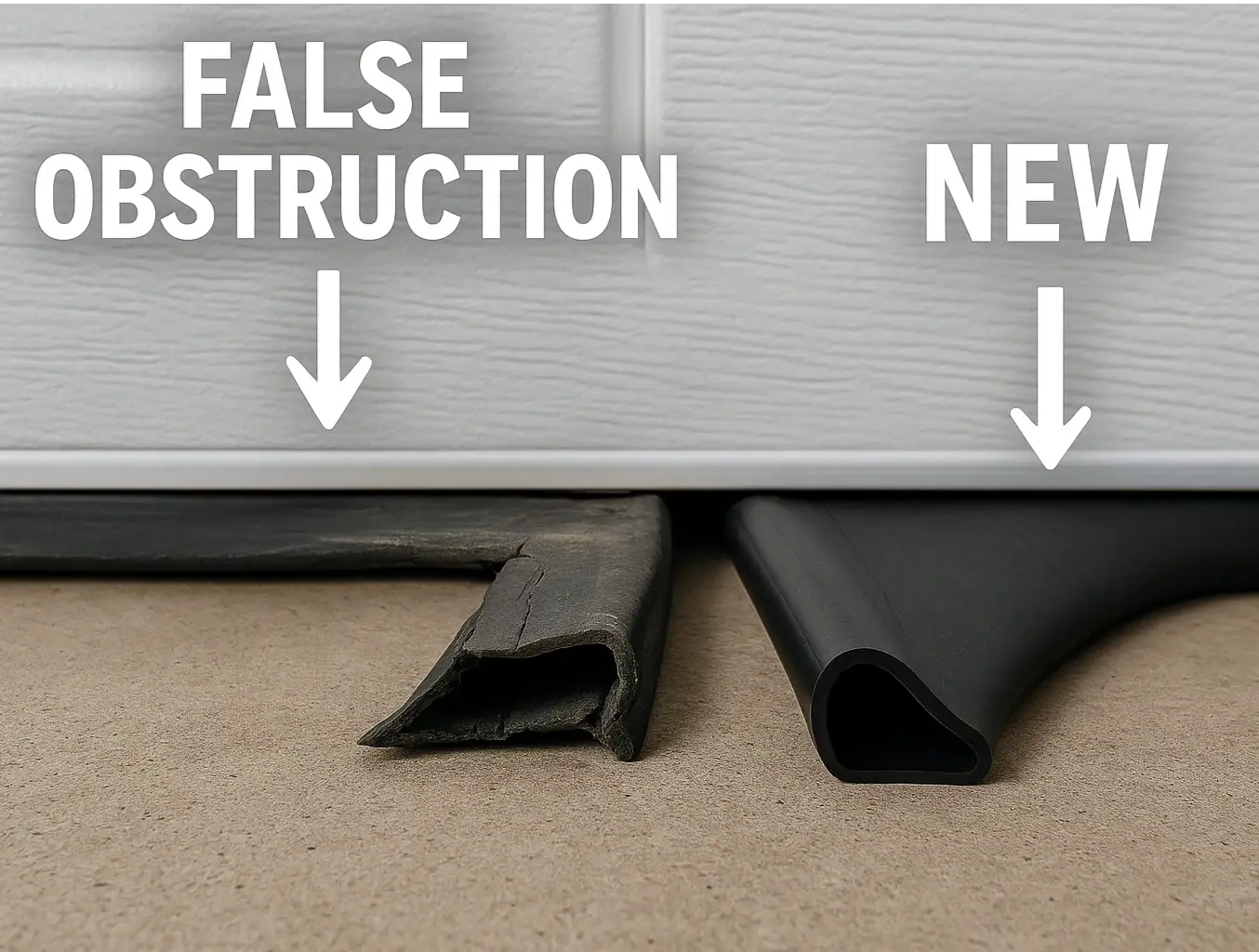Troubleshooting Garage Door Reversal Due to Worn or Misaligned Weather Stripping