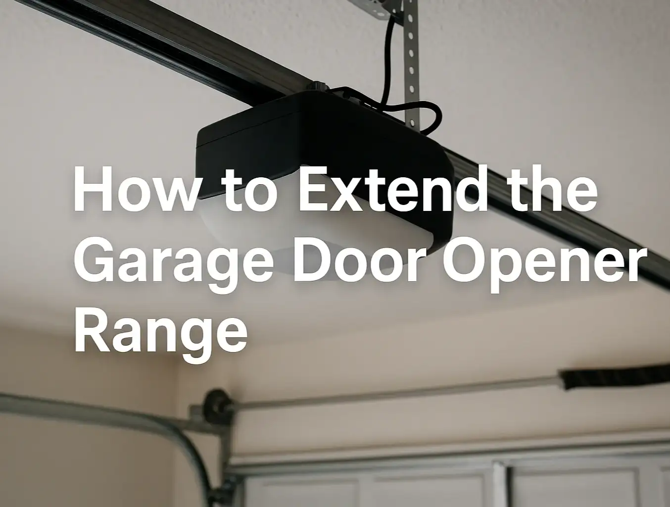 How to Extend the Garage Door Opener Range