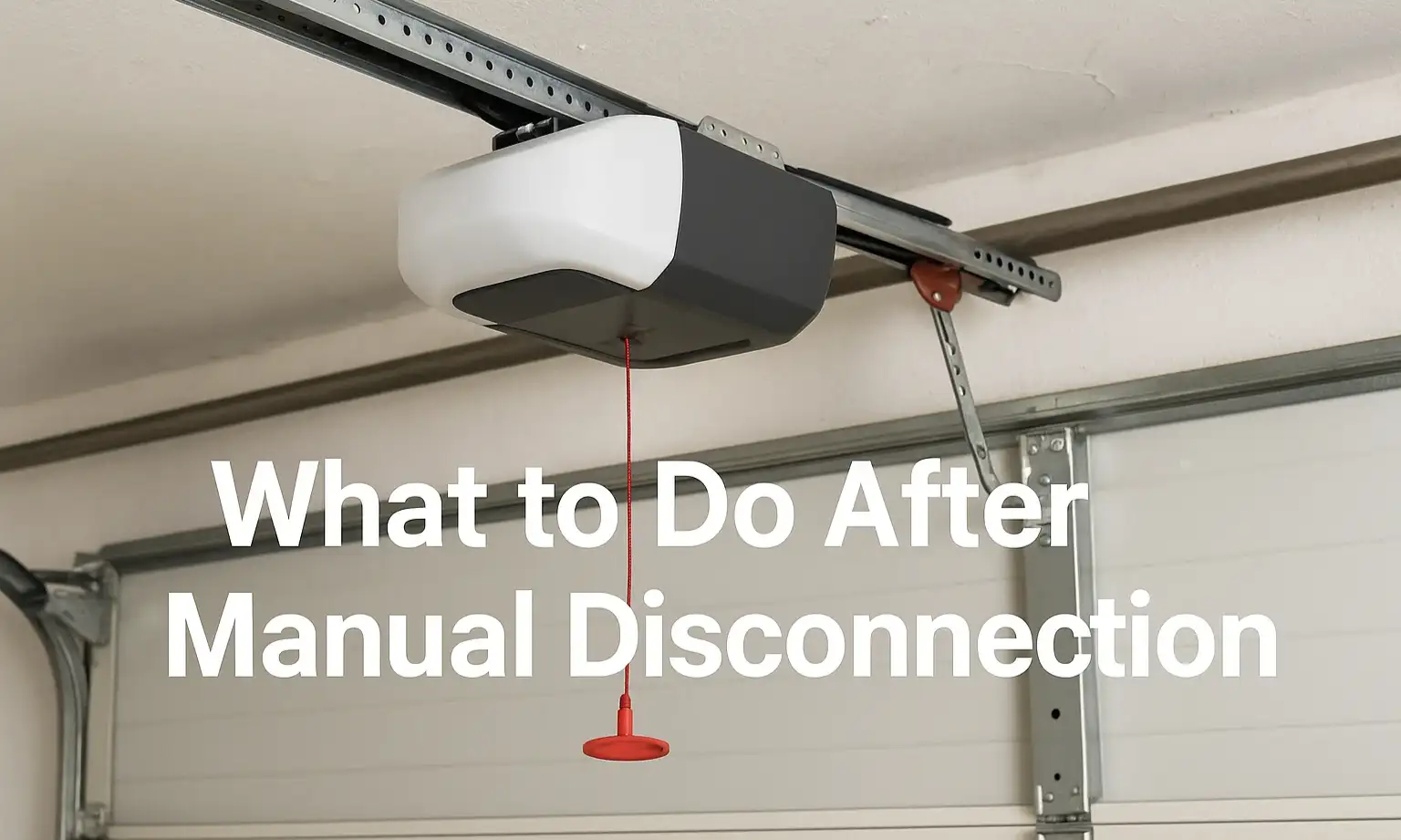 What to Do After Manual Disconnection