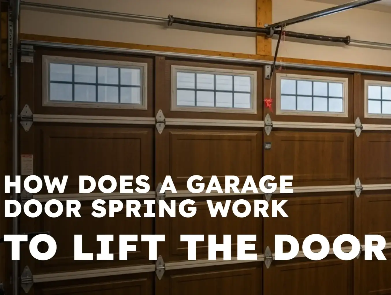 How Does a Garage Door Spring Work to Lift the Door