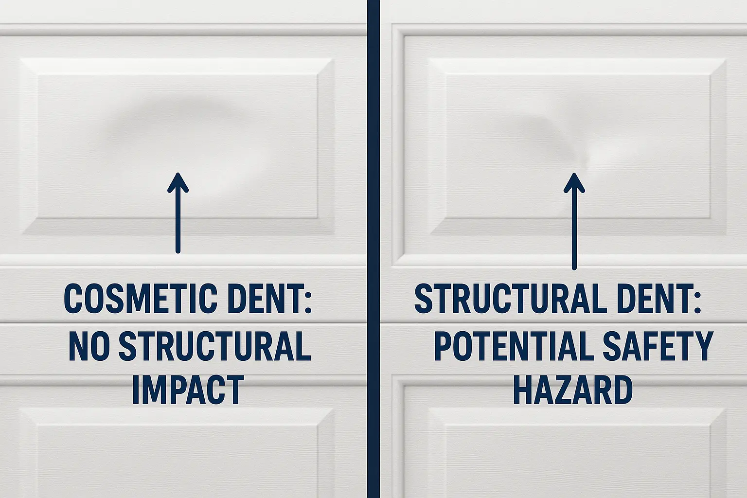 This side-by-side comparison clarifies the critical differences between cosmetic and structural dents, empowering you to recognize potential dangers instantly.