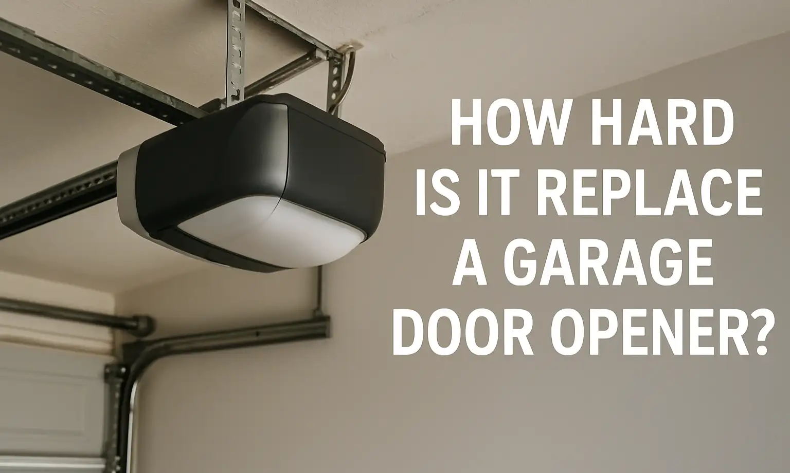 How Hard Is It to Replace a Garage Door Opener