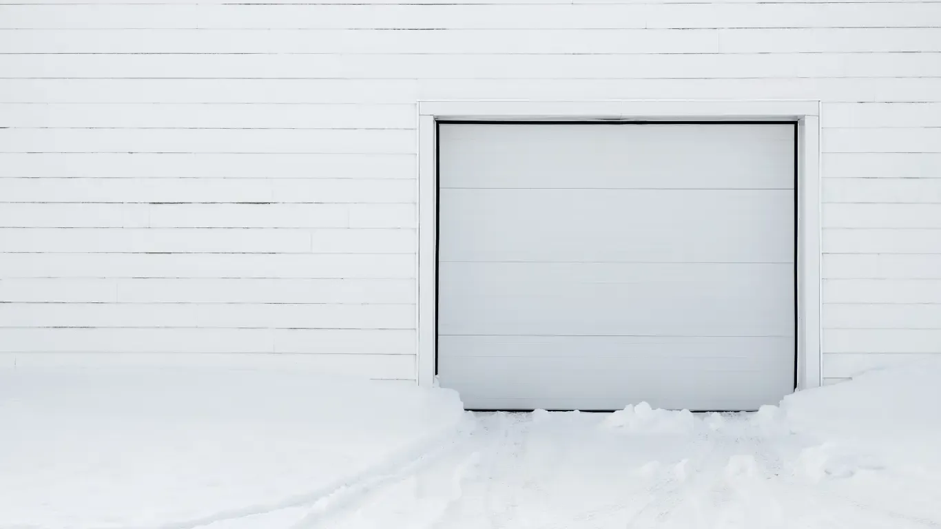 how to winterize your garage door photo