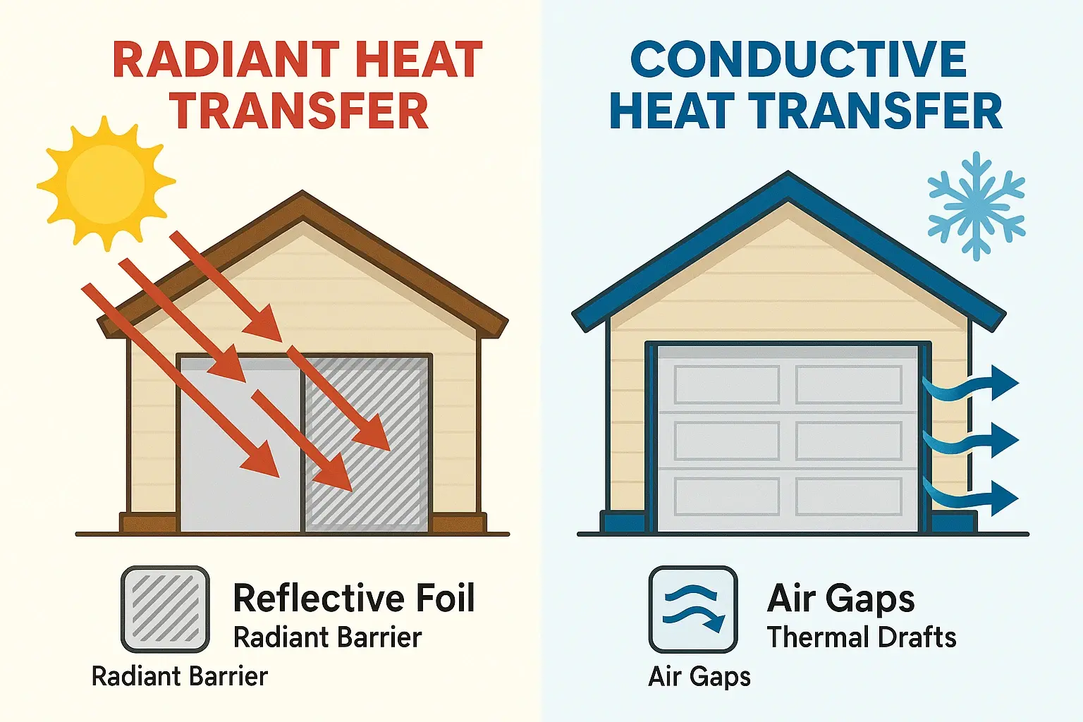 Reflective foil insulation diagram
