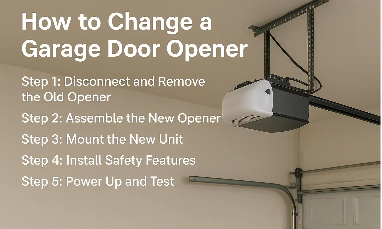 How to Change a Garage Door Opener