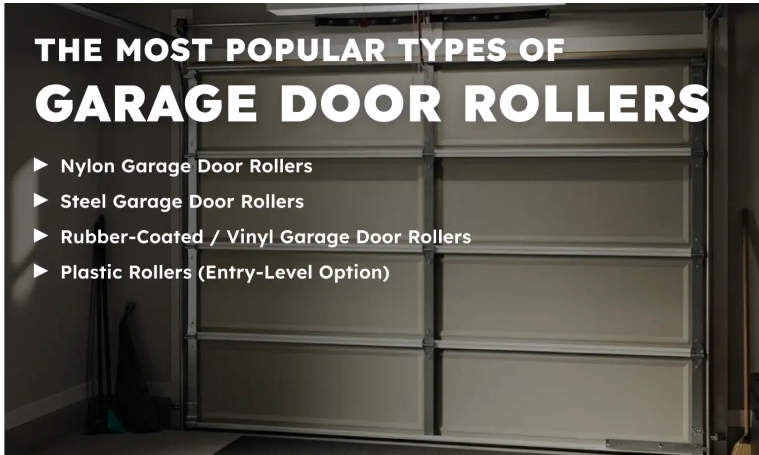 The Most Popular Types of Garage Door Rollers