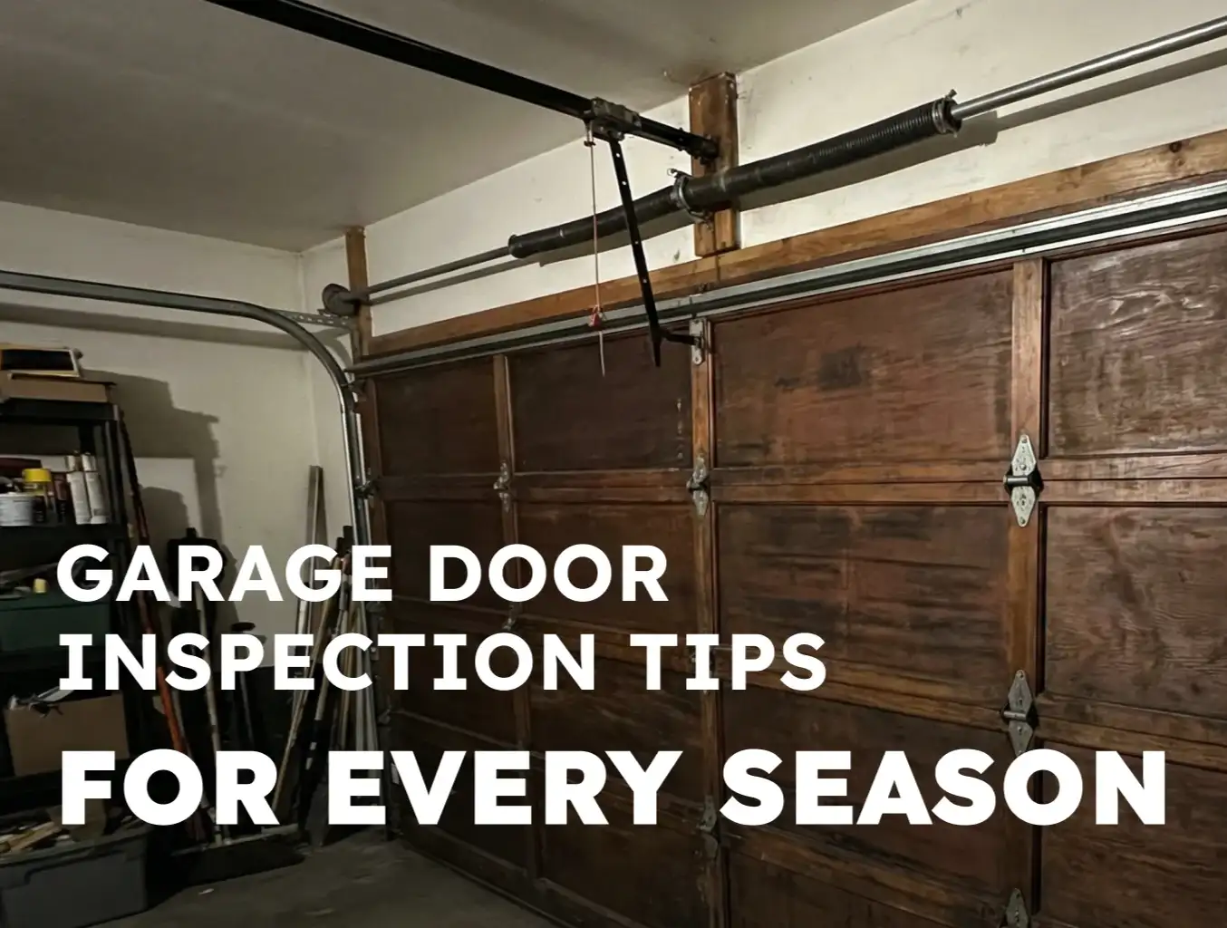 Garage Door Inspection Tips for Every Season