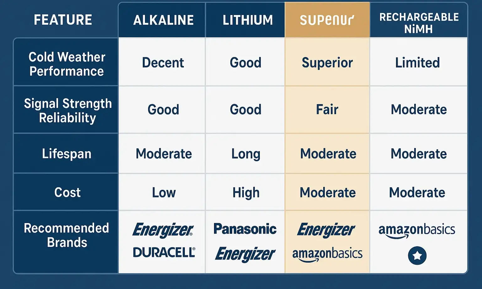 Compare battery types to keep your remote working in cold weather