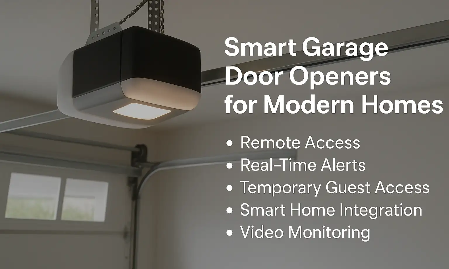 Smart Garage Door Openers for Modern Homes