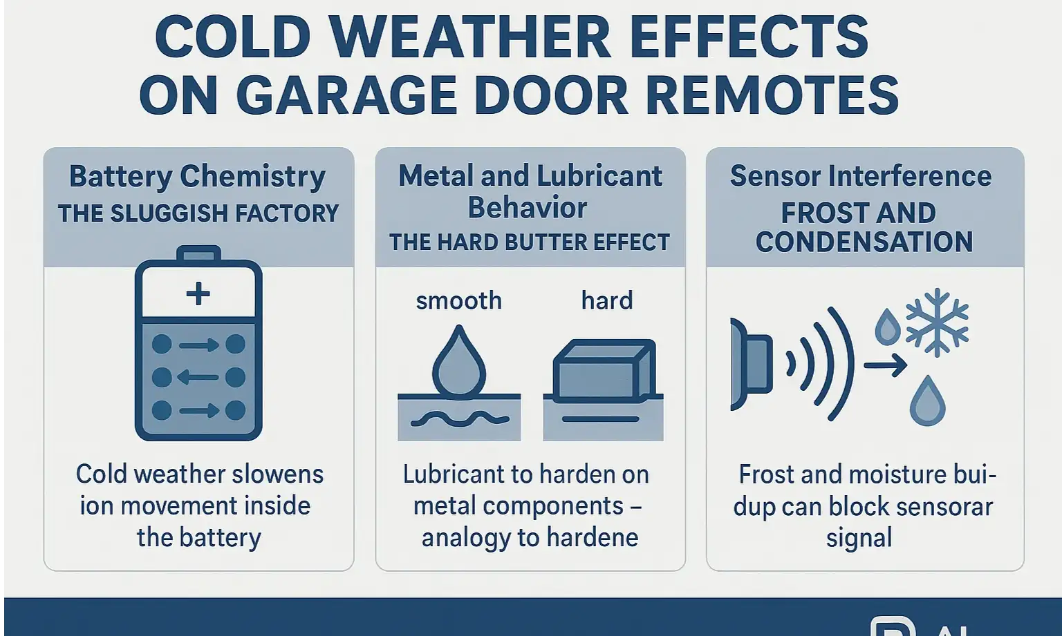 Know how cold weather affects your garage door remote to fix issues faster.