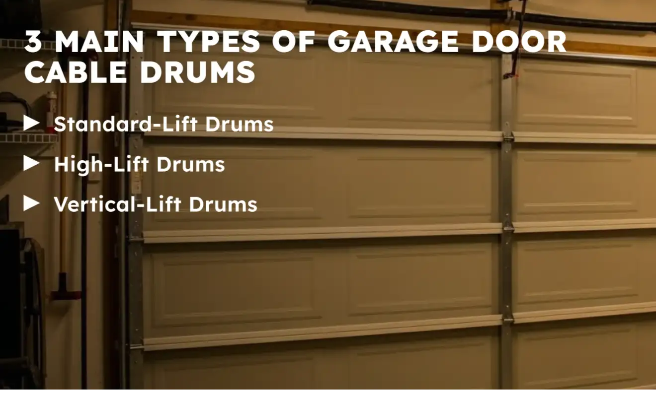 3 Main Types of Garage Door Cable Drums