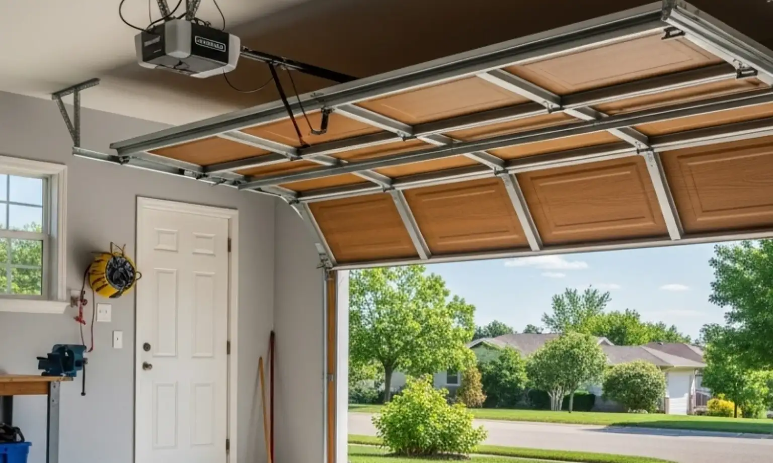 How to Open a Locked Garage Door from Outside