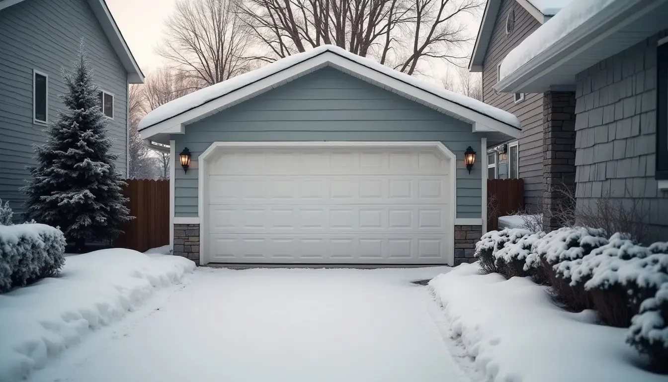 how to protect your garage door from freezing temperatures this winter photo