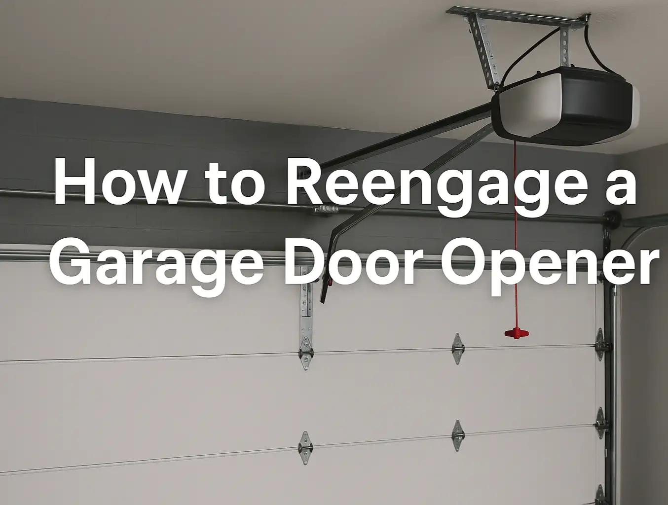 How to Reengage a Garage Door Opener