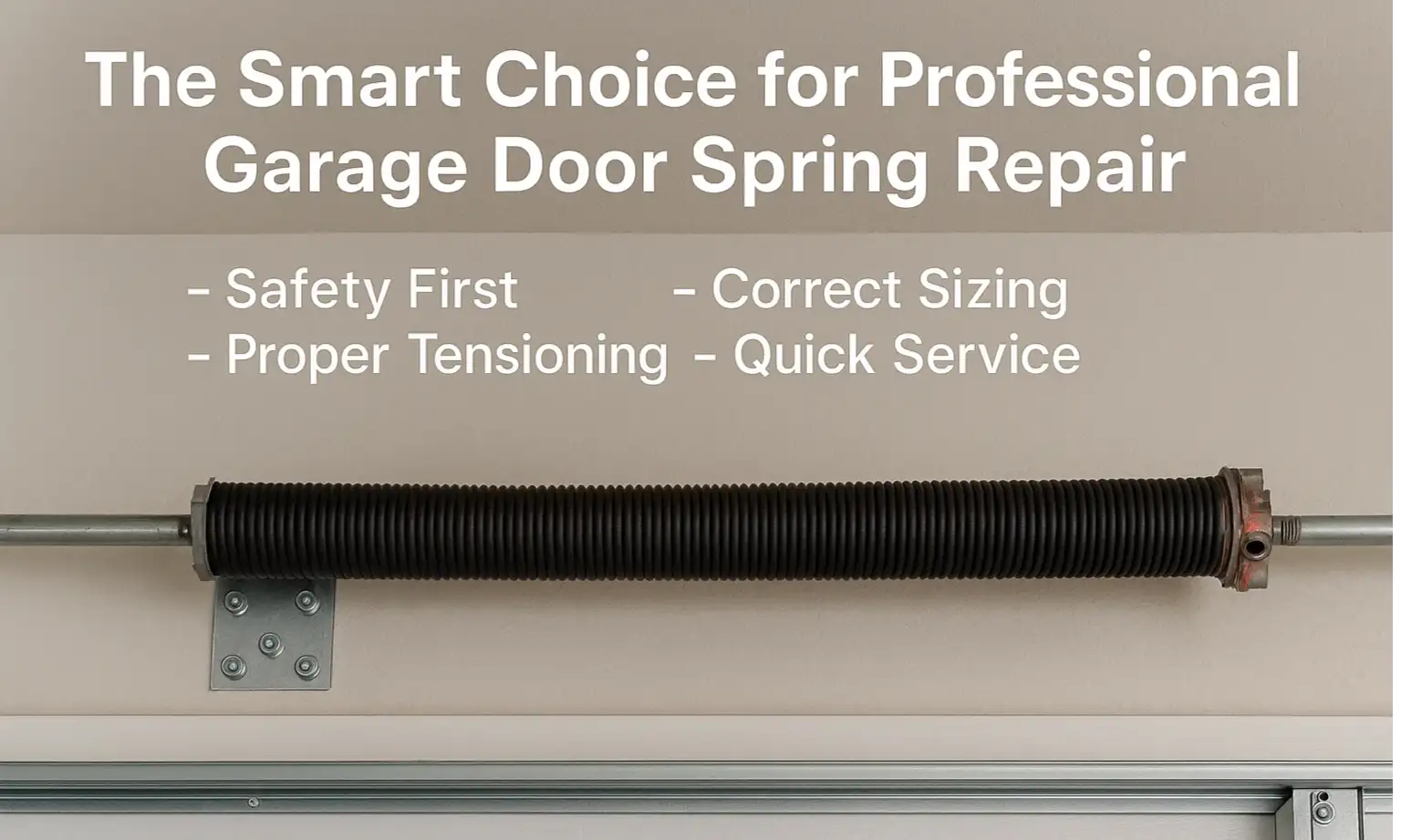 The Smart Choice for Professional Garage Door Spring Repair